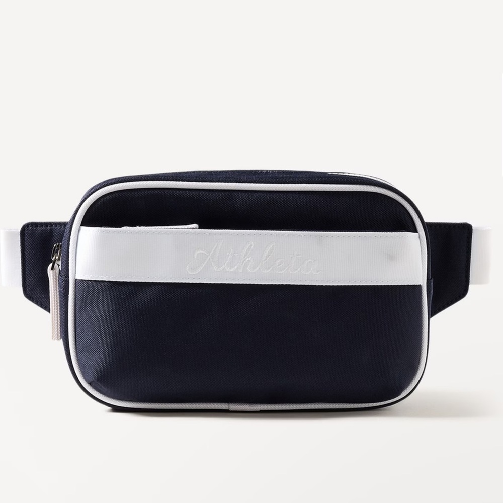 ALL ABOUT LARGE CANVAS BELT BAG NWT